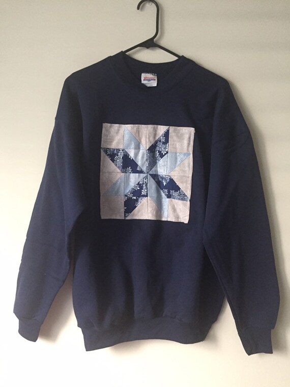 navy star sweatshirt