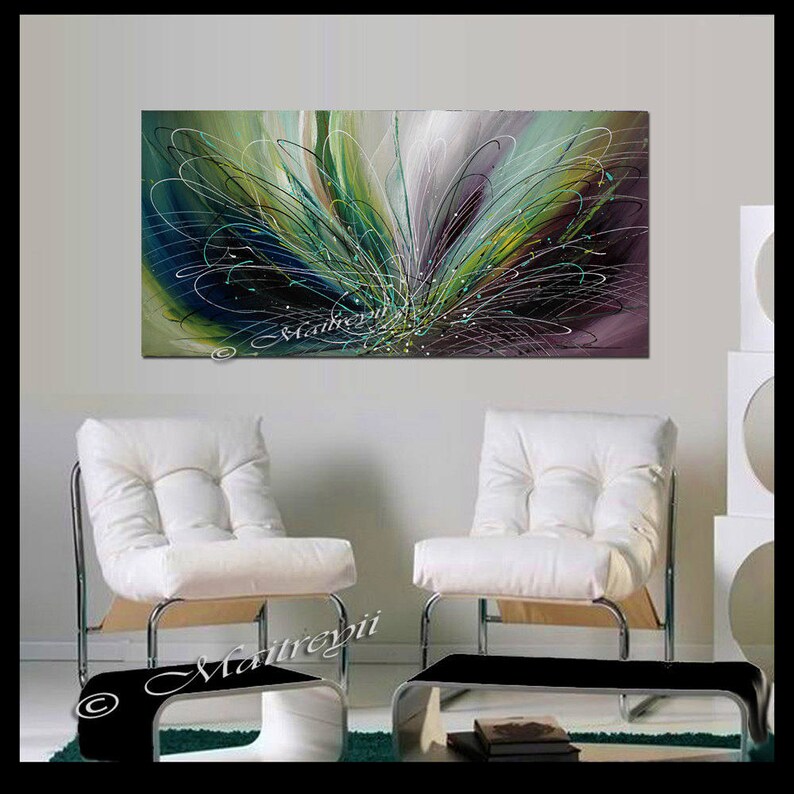 PAINTING Purple 48 LARGE Artwork Abstract painting on Etsy