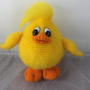 The Don Baby Chick crochet pattern tutorial - baby chicken Amigurumi - instant download pattern PDF - crochet stuffed toy tutorial