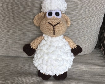 Lamb pattern - crochet tutorial - Amigurumi sheep - crochet sheep pattern - lamb toy - sheep softie - do it yourself - pdf tutorial -