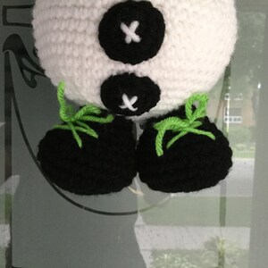 Snowman Door Hanger Crochet Pattern Tutorial Amigurumi image 4