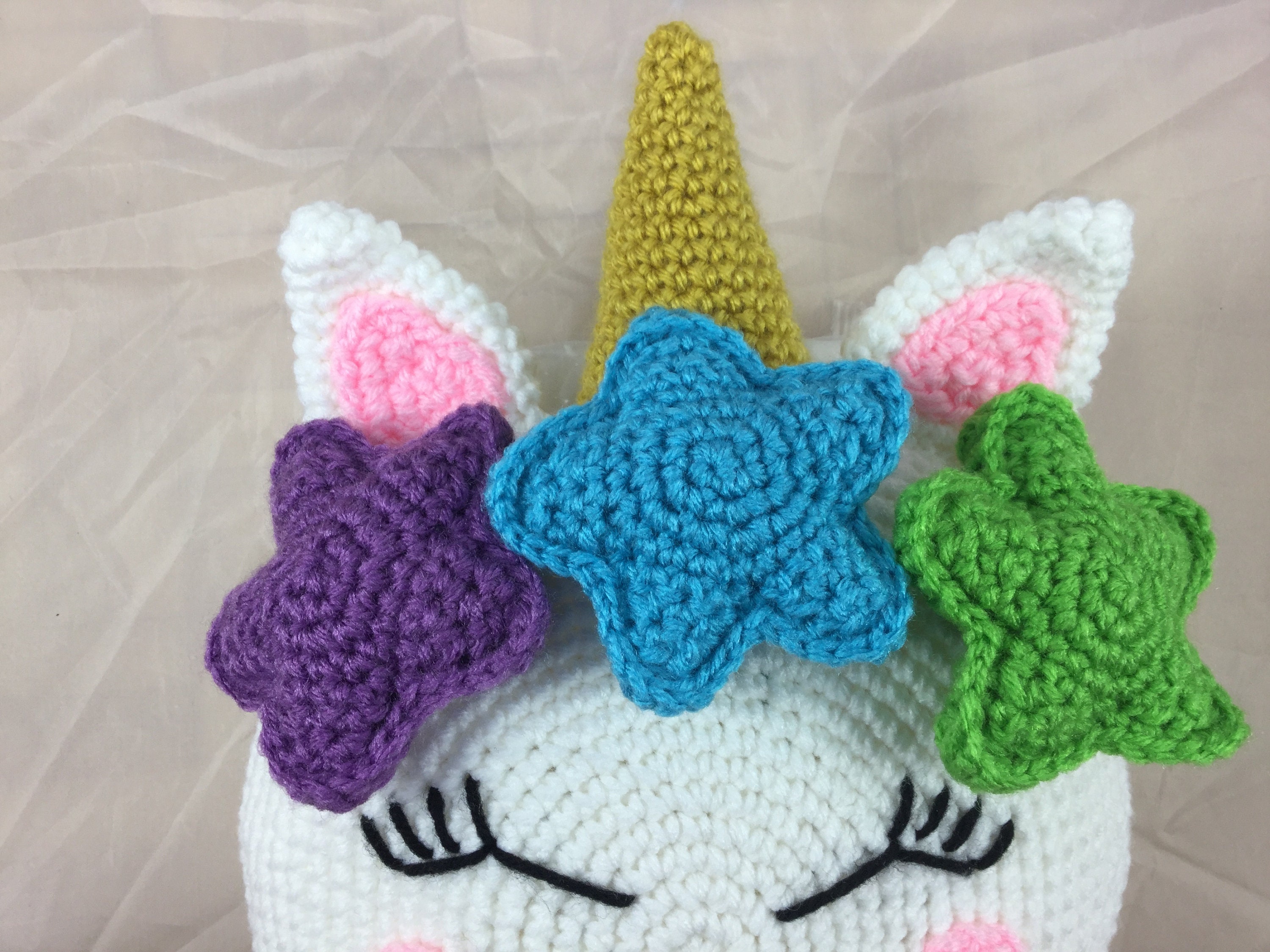 Unicorn Crochet Pillow Pattern Instant PDF Download Etsy