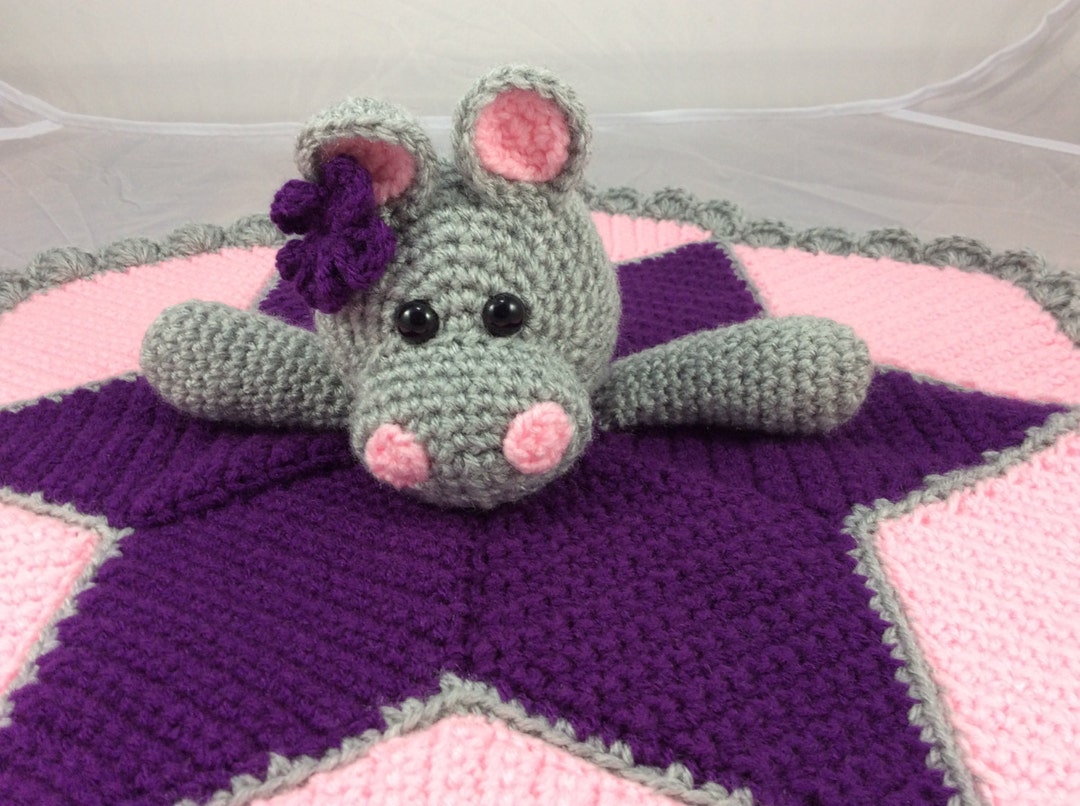 Hippo Lovey Security Blanket Instant Download PDF Crochet Pattern Blankie Baby Blanket Happy Hippo Snuggle Blankey Tutorial Etsy Canada