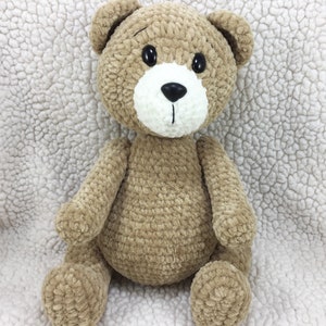 Crochet Amigurumi teddy bear pattern - crochet PDF tutorial - instant download - Amigutumi pattern - crochet bear - teddy bear tutorial