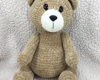 Crochet Amigurumi teddy bear pattern - crochet PDF tutorial - instant download - Amigutumi pattern - crochet bear - teddy bear tutorial