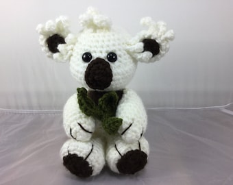 Kiwi The Rare White Koala - Amigurumi Tutorial - Crochet Pattern - Instant Download PDF