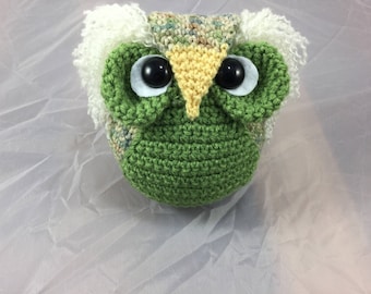 Wise Old Owl Crochet Pattern - Amigurumi owl pattern - nursery decor - crocheted owl tutorial - owl softie - Crochet toy - animal toy