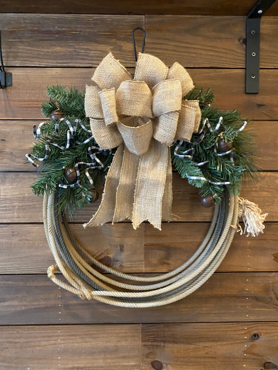 Stocked up on Ropes MULTIPLE DESIGNS Winter Rope Wreath, Christmas