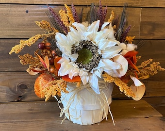 Disposizione zucca, Centrotavola autunno, Disposizione autunno, Centrotavola autunno, Decorazione tavola Ringraziamento, Decorazione zucca per autunno