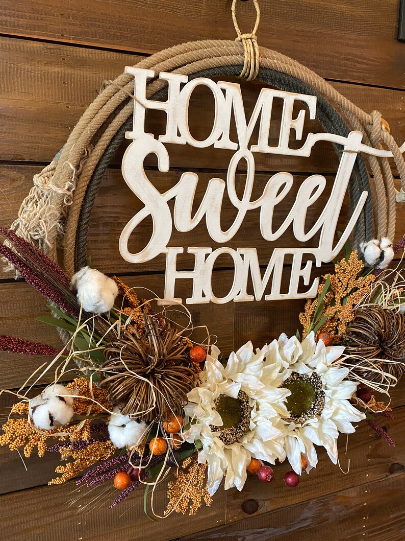 Harvest Jackpot MULTIPLE DESIGNS Fall Rope Wreath Fall Etsy