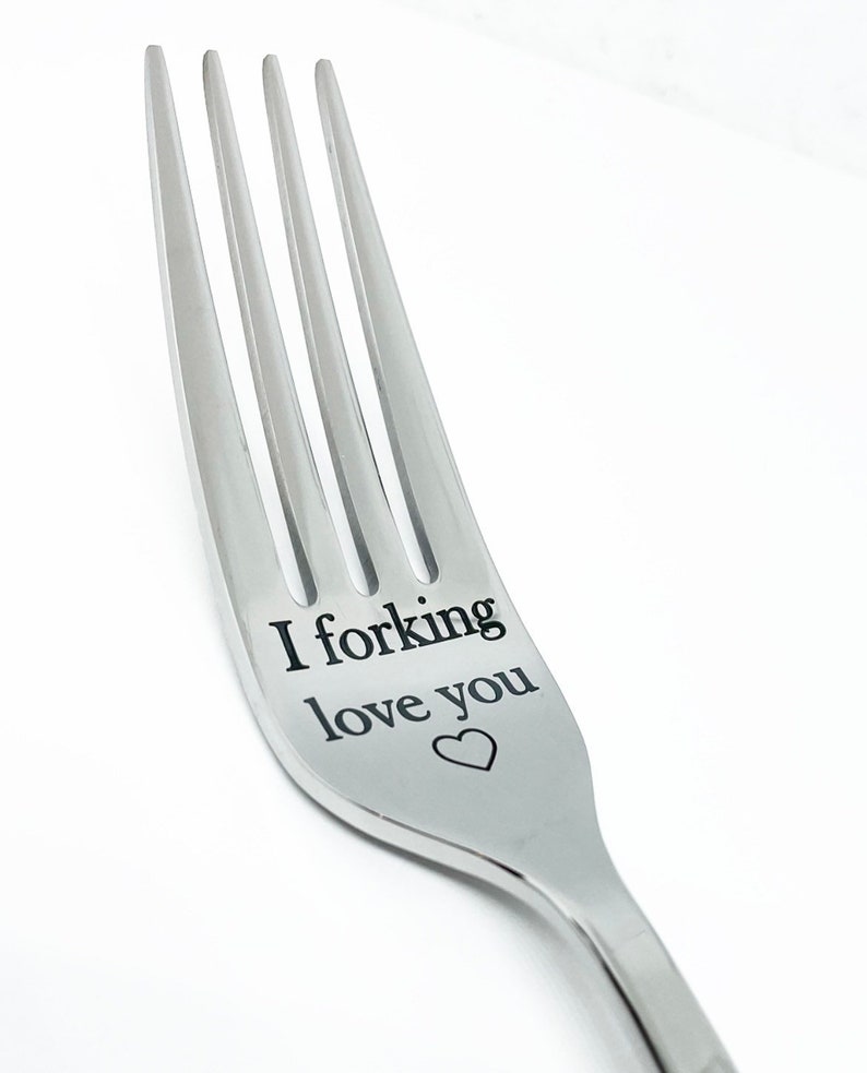 FORKING LOVE YOU Gift for Him Gift for Her Personalized Etsy