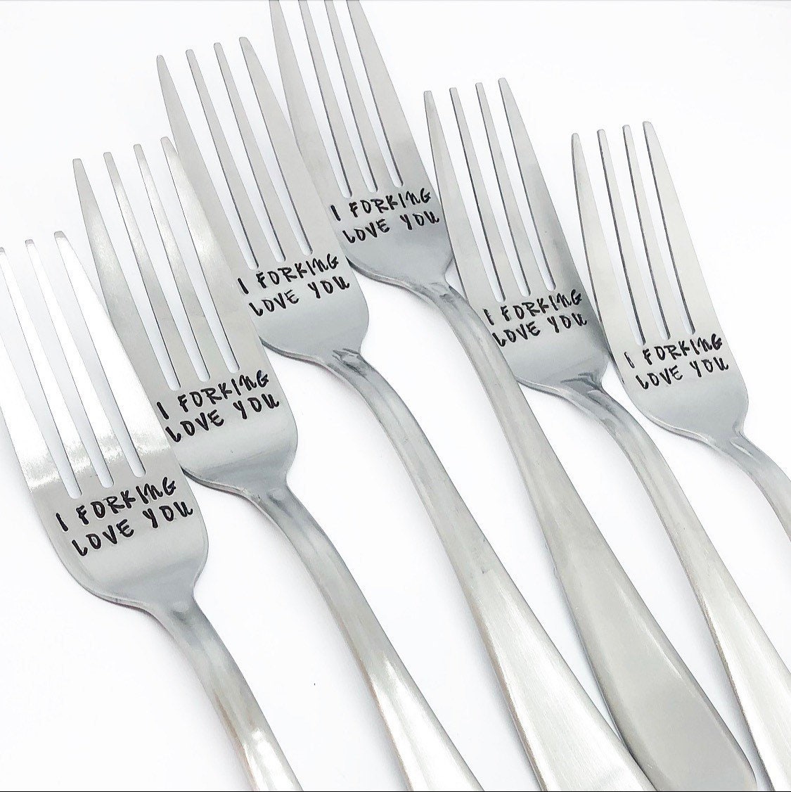 FORKING LOVE YOU gift for him gift for her personalized Etsy