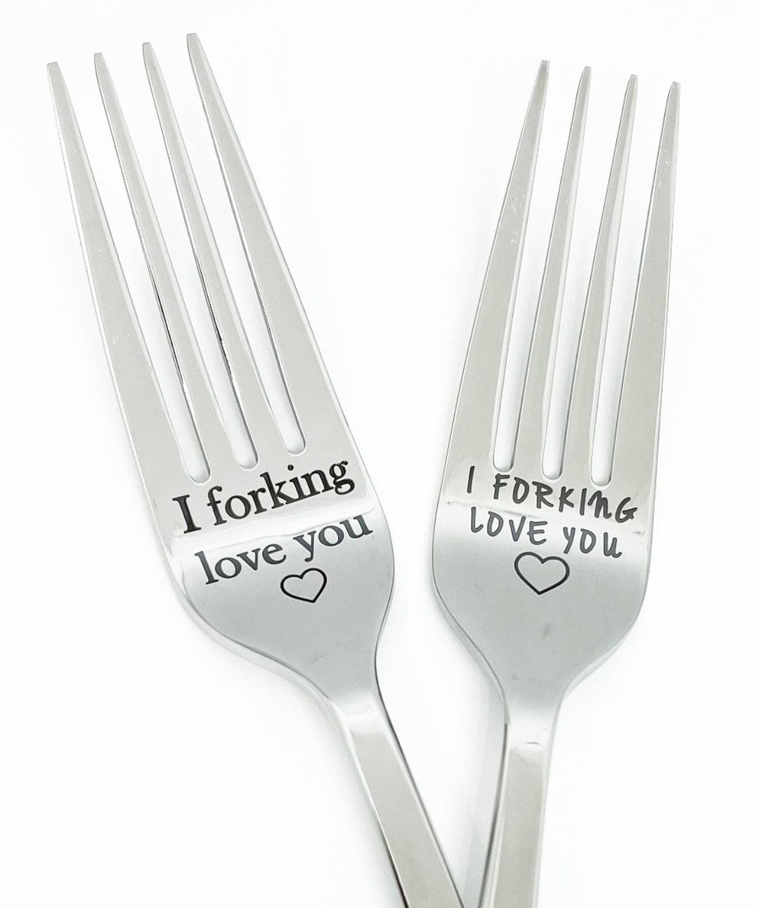 I Forking Love You - Forchetta Regalo Incisa Al Laser In Acciaio Inox 304 | Confezione Regalo Di Lusso, Lavabile In Lavastoviglie