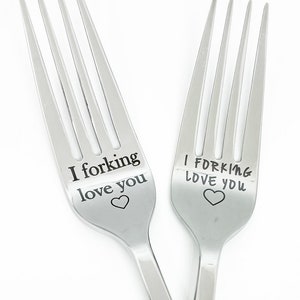 FORKING LOVE YOU, gift for him, gift for her, personalized gifts, best friend gift, valentines gift, gift for mom, Mother’s Day gift