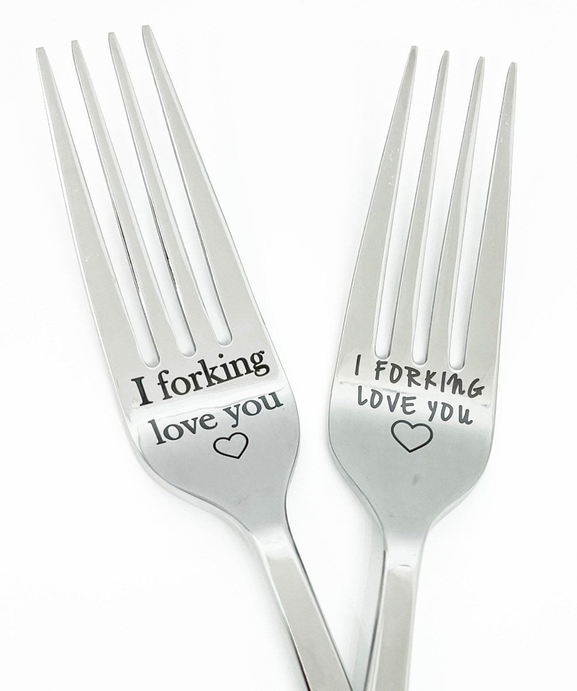 Funny Fork Gifts for Women Men Fork Engraved Stainless Steel Foodie Gifts for Birthday Valentine Christmas 