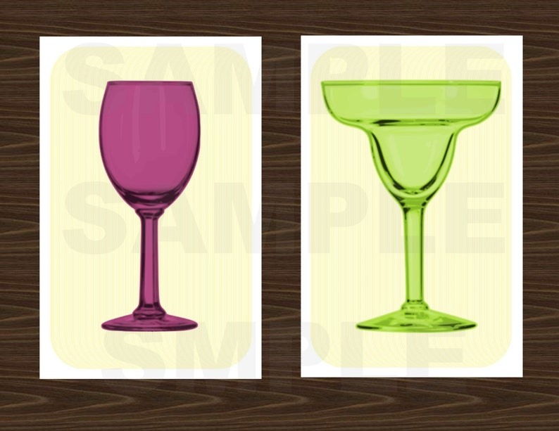 Who Said It Trivia Game Printable With Margarita and Wine Glass ...