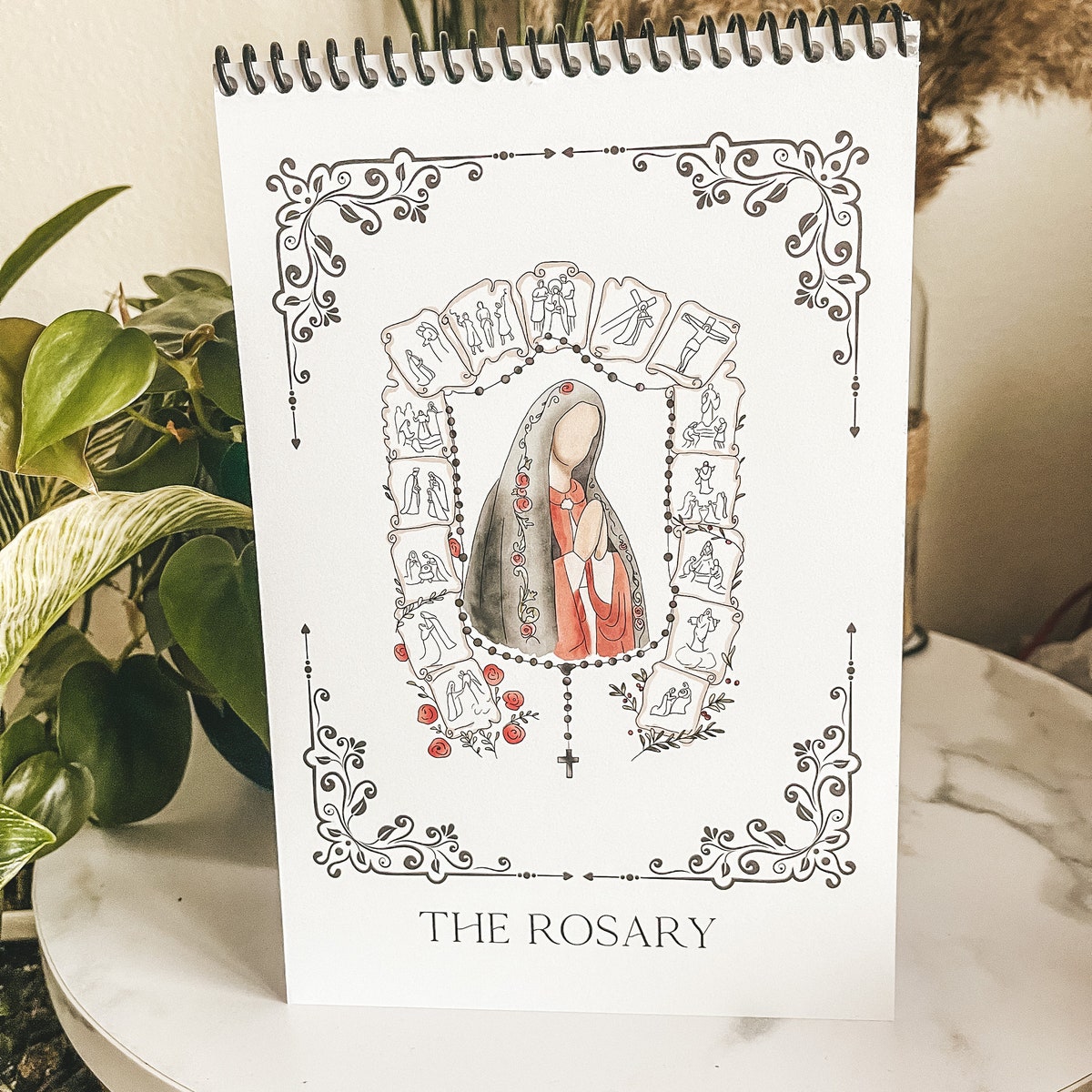Traditional Rosary Flip Book - Etsy