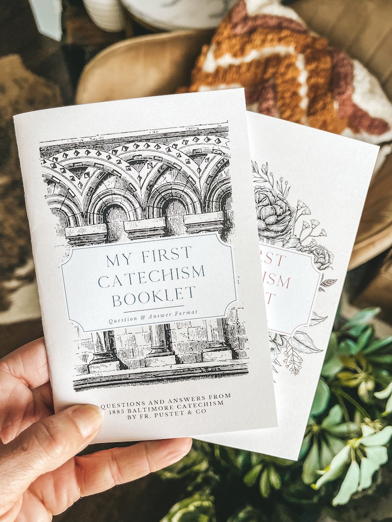 My First Catechism Booklet - Etsy