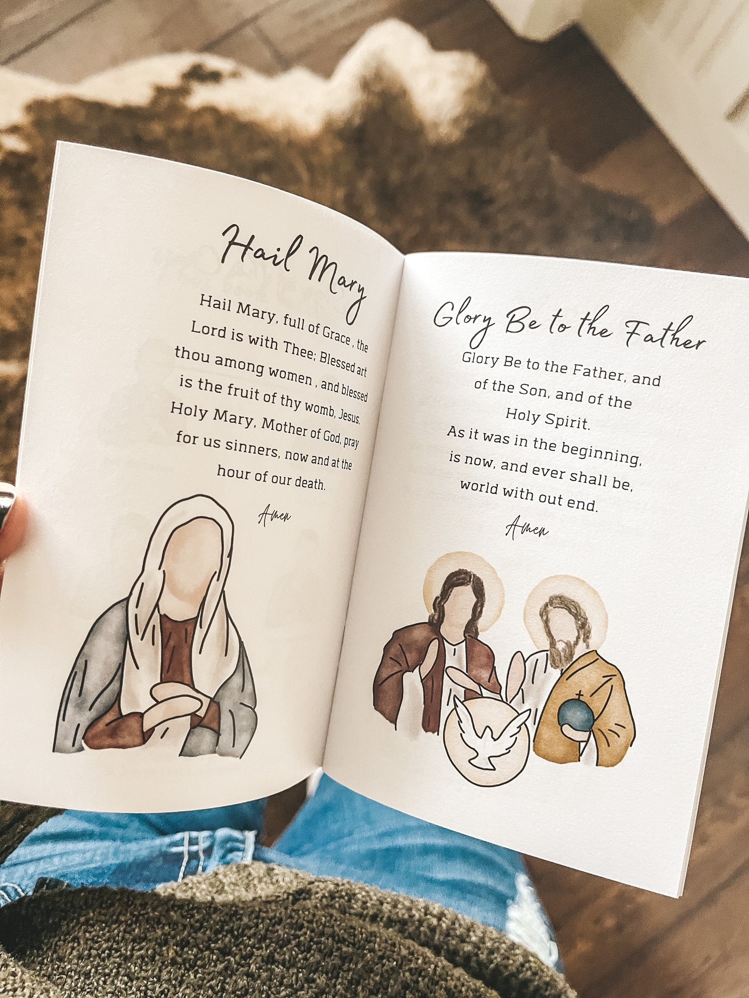 First Communion Booklet Gift Prayer Book Catholic Catechism Etsy