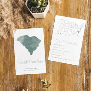 The 50 States Unit study cards, homeschool, United States study , flash cards, mapping INSTANT DOWNLOAD