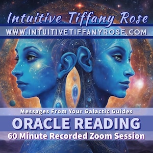 STARSEED READING: Messages from Galactic Guides LIVE (recorded) Oracle Reading, 60min Zoom, Starseed Origins, Star Groups, Galactic Channel