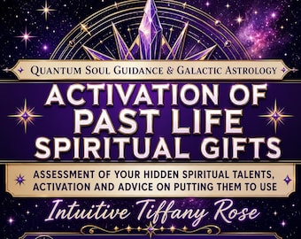 PSYCHIC ACTIVATION: Medium? Intuitive? Healer? Galactic Astrology Natal Chart Analysis Report for Spiritual Tendencies and Psychic Gifts