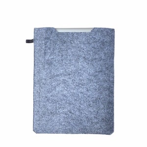 Funda de fieltro gris para portátil MacBook Pro 13, 16, MacBook Air 13, funda de fieltro, funda, funda, bolsa, diseño de sobre, funda protectora acolchada