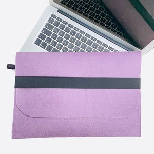 Funda de fieltro para portátil MacBook Pro 13, 16, MacBook Air 13 Funda de fieltro Funda tipo sobre Funda protectora acolchada