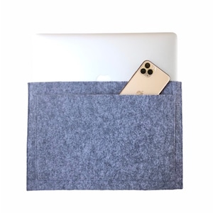 Funda de fieltro para portátil MacBook Pro 13, 16, MacBook Air 13 Funda de fieltro Funda tipo sobre Funda protectora acolchada