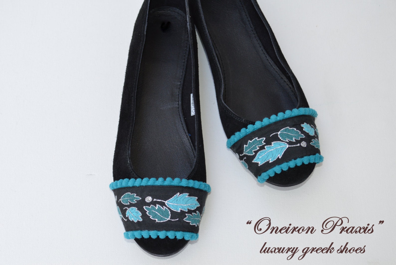 flat shoes / artistic shoes / suede ballet flats / womens shoes / black flat shoes / ballet shoes / black suede shoes