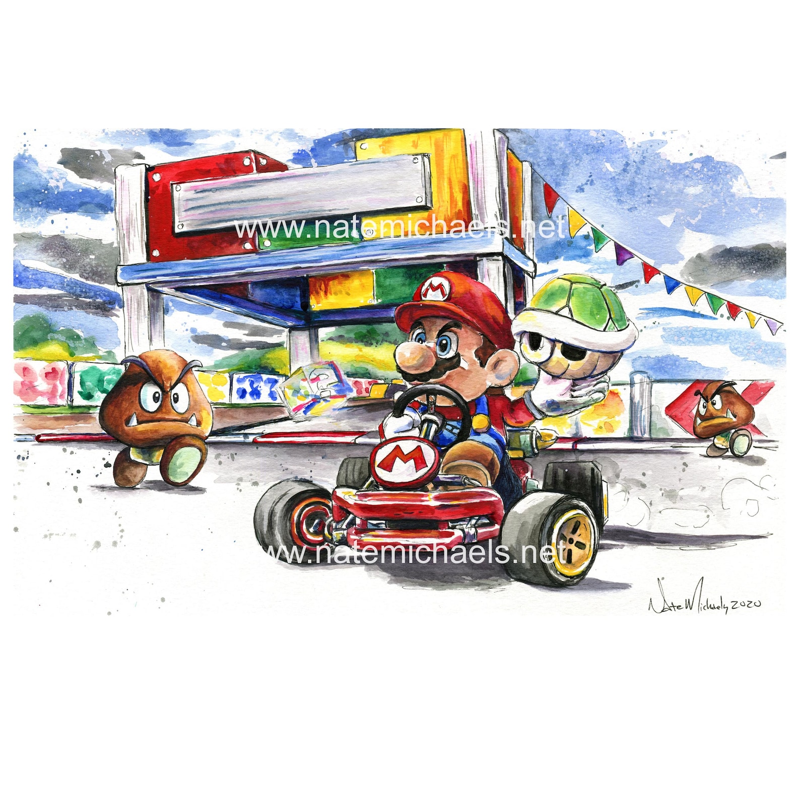 Mario Kart Fine Art Print / Poster | Etsy