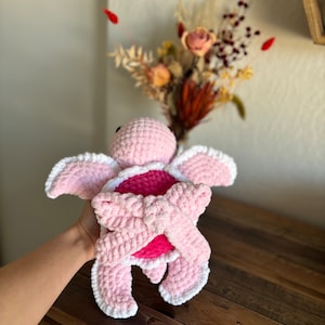 Pink Valentines Turtle Plush