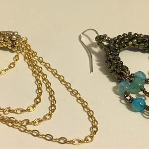 Kumihimo Swag Earrings