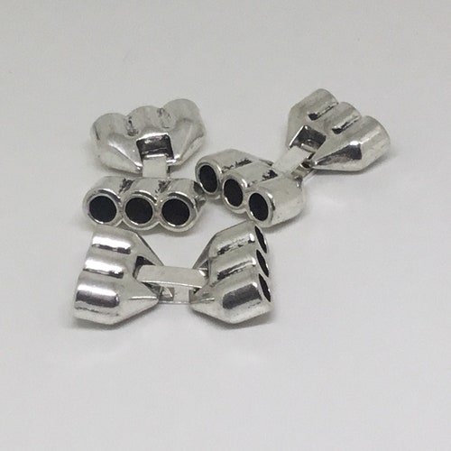 QA 50-100pcs Leather Cords Bracelets Buckle