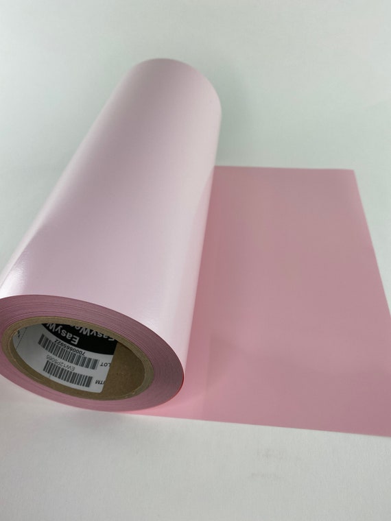 Pink Heat Transfer Vinyl Rolls - 12 x 10FT Pink Iron on Vinyl for