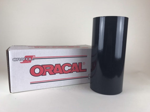 12 X 30' Oracal 651 Gloss Black 070 Adhesive Vinyl Roll/vinyl for