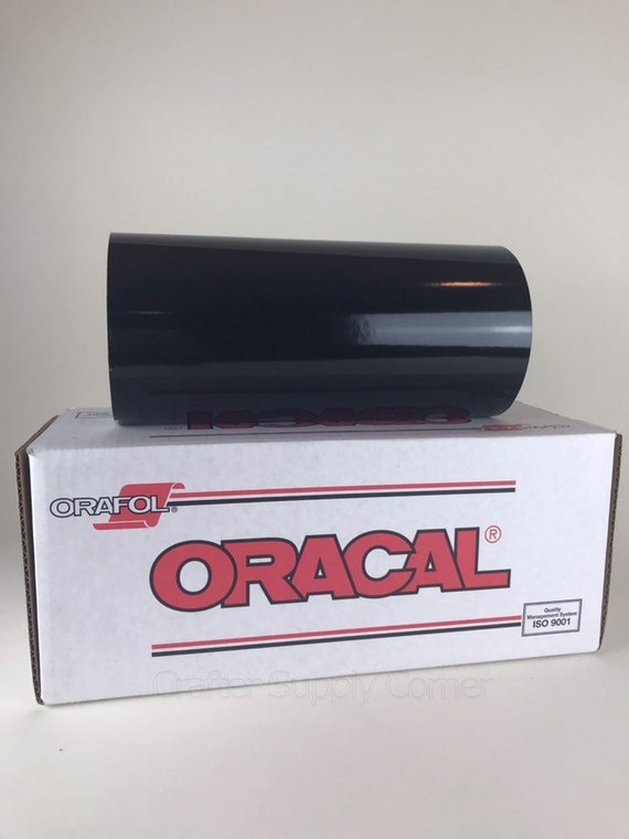 12 X 10' Oracal 651 Gloss Black 070 Adhesive Vinyl/vinyl for Hobby