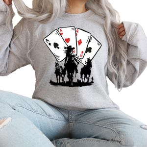 Country Cowgirl Western-Sweatshirt Western-Bekleidung Western Hoodie Vintage inspiriertes Cowgirl-Sweatshirt Trendy Cowboy Wear Rodeo Pullover