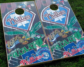 Throwback Philadelphia Sports Cornhole