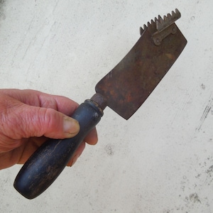 Antique Tenderizer Meat Cleaver, Tool Restoration Project, FREE SHIPPING!!