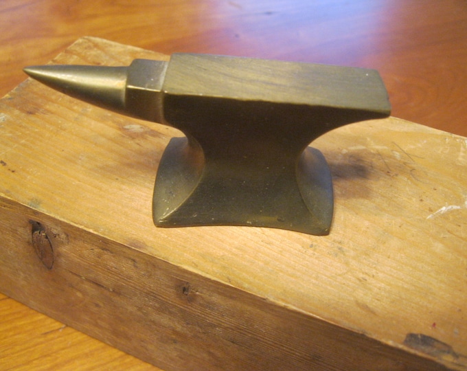 Miniature Brass Anvil / Mini Anvil / Jewelers Anvil / Rare Tools Etsy