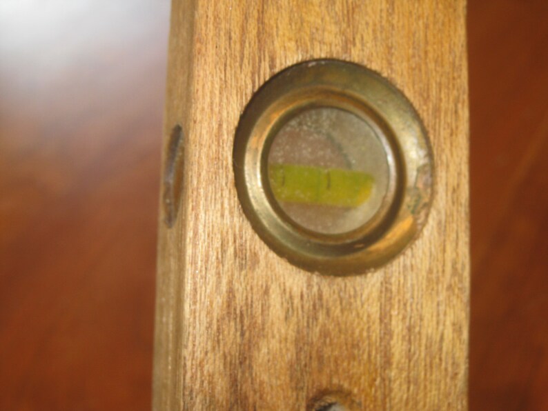 Wooden Level Mid Century Tools FREE SHIPPING!! 18 Inch Level Carpenters Level