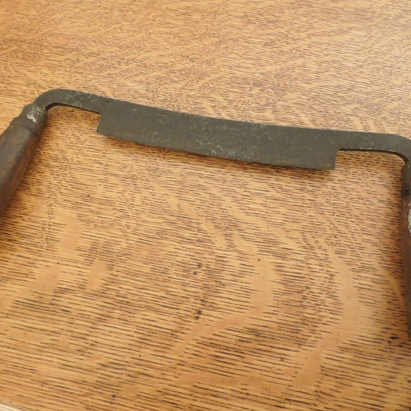 Antique Woodworking 7 Inch Drawknife, Primitive Woodworking Tool, FREE PRIORITY SHIPPING!!