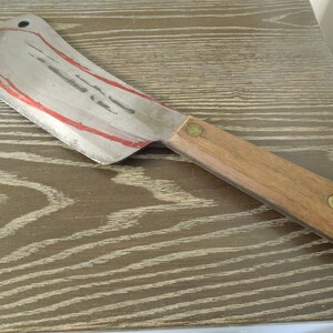 Vintage Meat Cleaver, Butcher&#39;s Knife, Chef&#39;s Knife, FREE PRIORITY SHIPPING!!