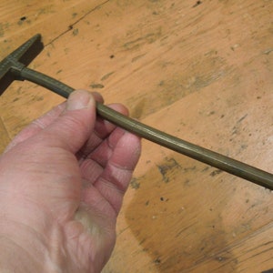 Rare Antique Bronze Tuareg Sugar Chipping Hammer, Primitive Bronze Jewelry Making Hammer, FREE SHIPPING!!