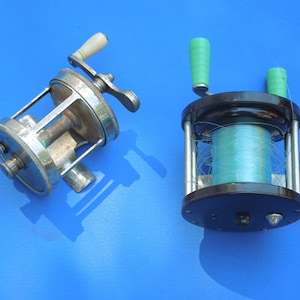 Antique Vintage Fishing Reels, Penn 77 Cast Fishing Reel, Antique Fishing Gear, FREE SHIPPING!!