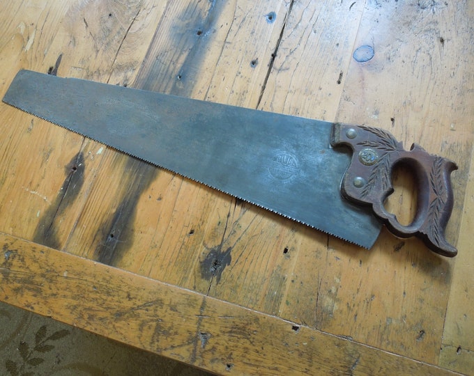 Rare Simonds No. 61 Hand Saw , Simonds Hand Saw 10TPI 200 Medallion Etsy