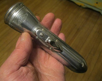 1930's Ray-O-Vac Bullet Flashlight , Pocket Flashlight , Collectible Flashlight