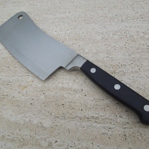 Vintage Professional Meat Cleaver, Chef&#39;s Knife, Fine Cutlery, 12 ounce Meat Cleaver, FREE PRIORITY SHIPPING!!