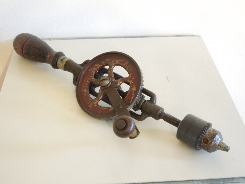 Antique Yankee Screwdriver Jeweler's Drill Hand Crank Etsy